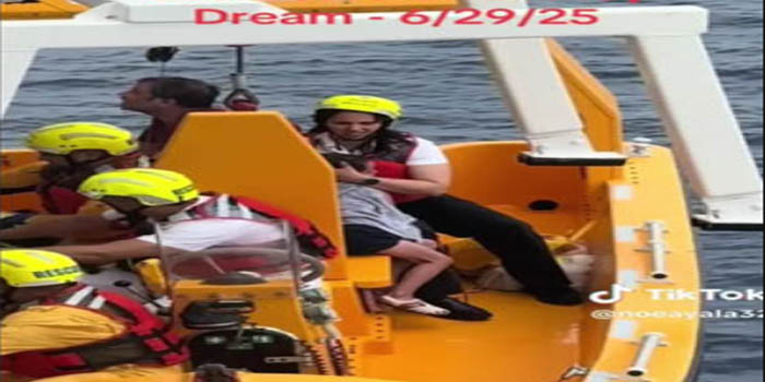 Hero dad dives into sea to save daughter who fell from Disney Dream cruise